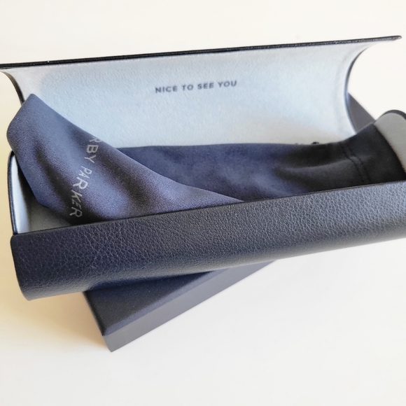 Warby Parker Eye Glasses Case Sustainable Pouch Kit Sunglasses Case - Picture 3 of 5